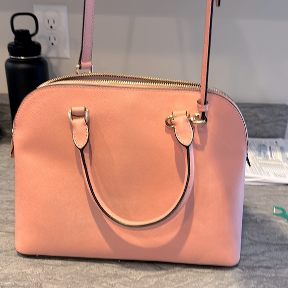 Micheal Kors Pink medium sized purse - handles and adjustable long strap. - Picture 2 of 5